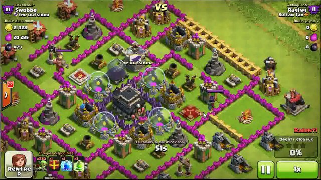 Clash of Clans FR ATTAQUE 250 Gobelins FAIL