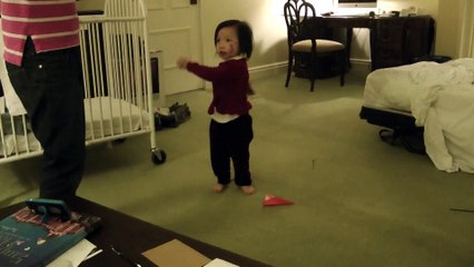 Girl Learning To Dance