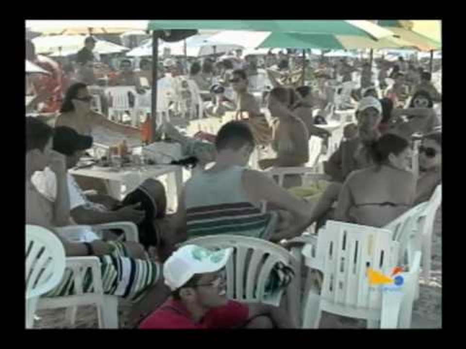 Carnaval agitado nas praias