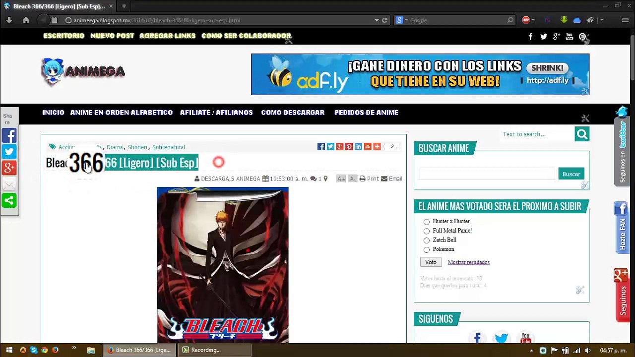 Bleach 366/366 [Ligero] [Sub Esp]