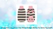 Pet Dog Sweater Knitted Coat Clothes Warm Turtleneck Striped Pink XS Review