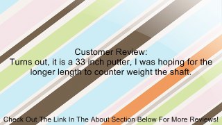 Yes 2013 Evelyn 12 PVD Putter Review