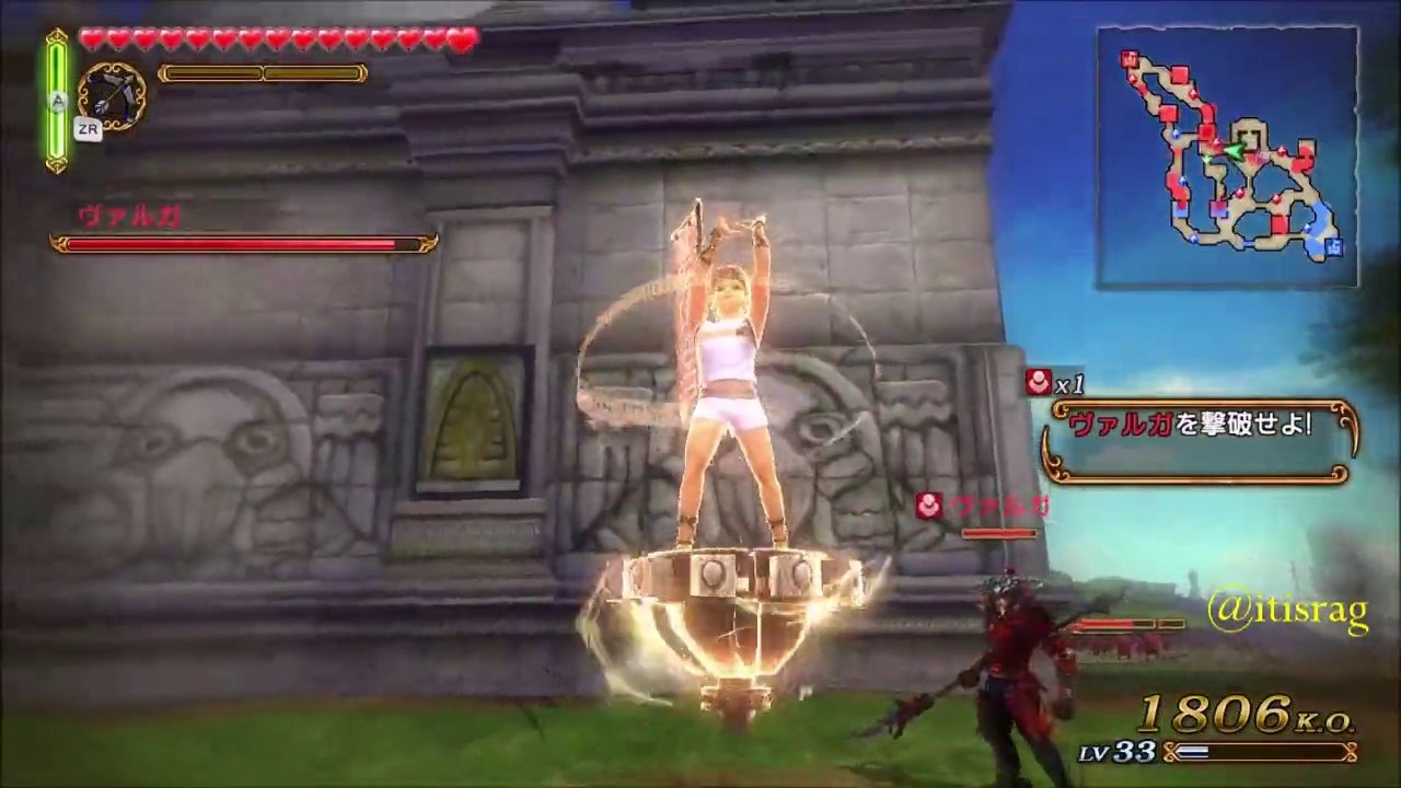 Link Spinner Weapon Gameplay - Hyrule Warriors