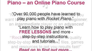 Rocket Piano Course ~ Learn How to Play Piano With Rocket Piano review