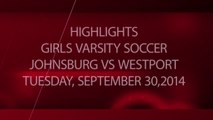 Girls Soccer - Johnsburg Jaguars vs Westport Eagles 09-30-2014 - Highlights