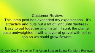 Sunergy Solar Lamp Post With Planter Base Review