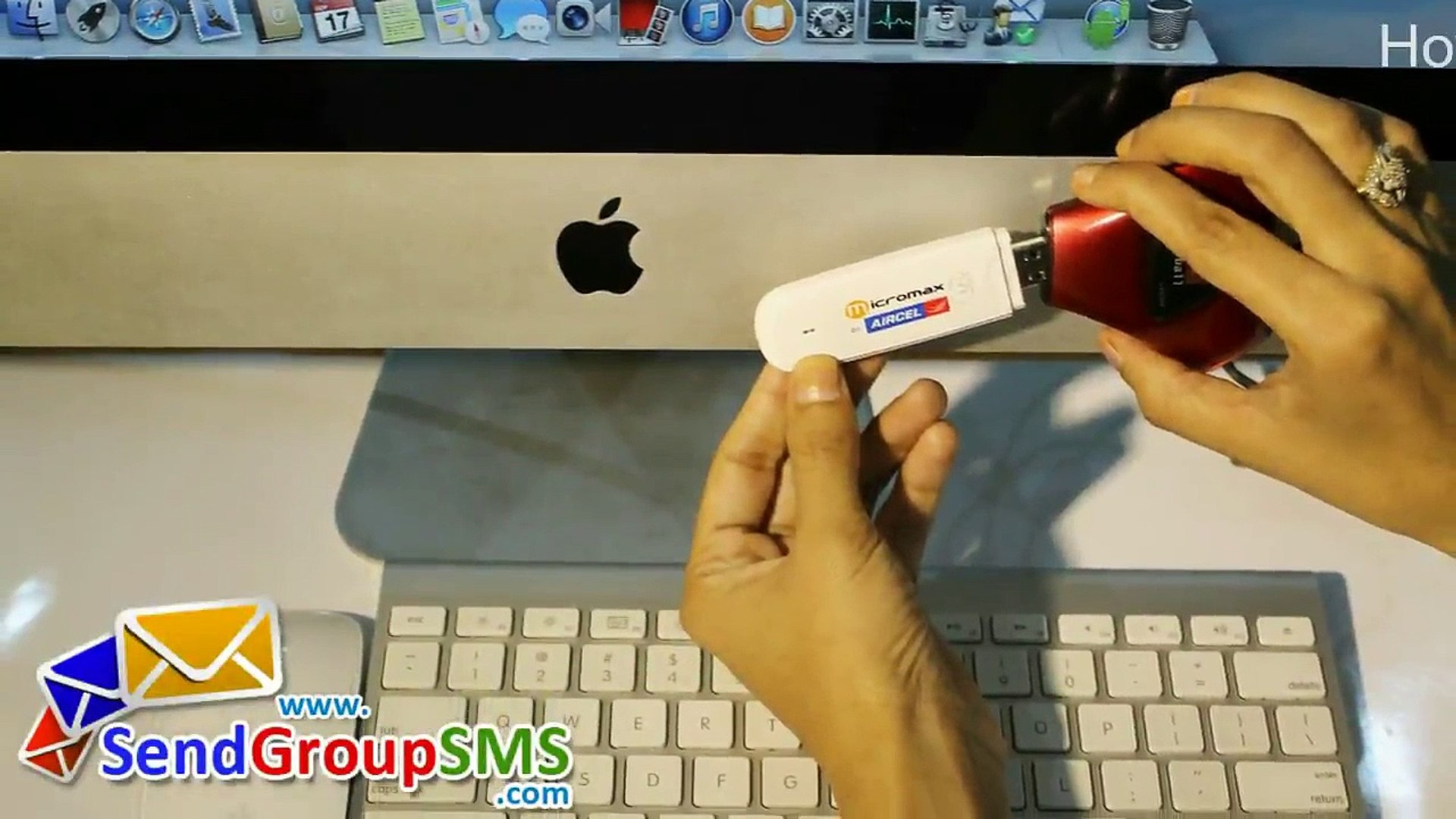 ⁣Use DRPU Mac Bulk SMS software to send SMS using Micromax USB modem