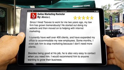 Dallas Marketing Rockstar Dallas Amazing 5 Star Review by Monica L.
