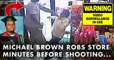 SURVEILLANCE VIDEO MICHAEL BROWN ROBS STORE MINUTES BEFORE SHOOTING