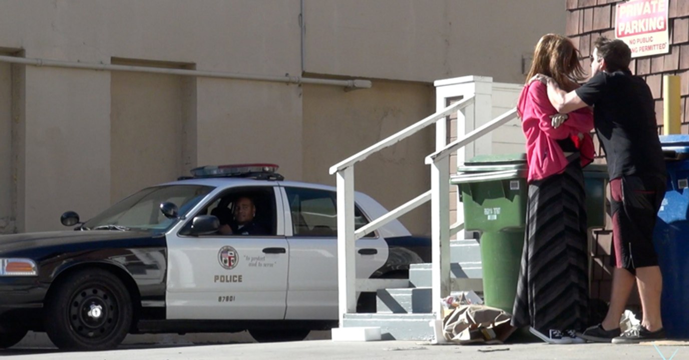 Woman Abusd In-Front Of Cops Prank!
