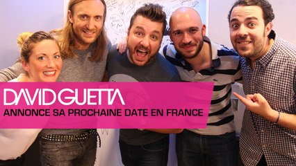 David Guetta annonce la première date de sa tournée en France