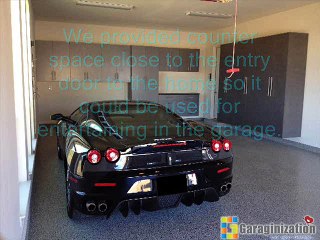 Awesome Garage For An Awesome Black Ferrari In Lewisville Texas