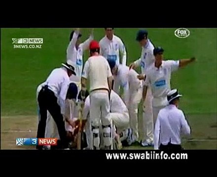 Phil Hughes Struck On Head - and died