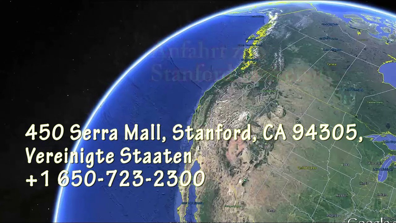 Anfahrt Stanford University