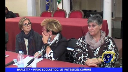 BARLETTA | Piano scolastico, le ipotesi del Comune