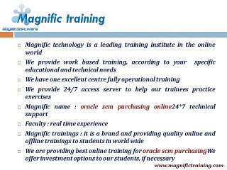 oracle purchasing online training