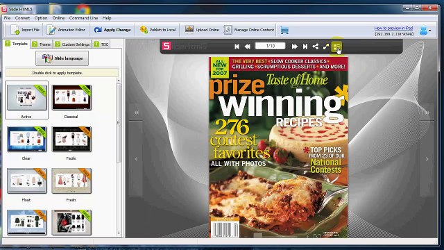 Search Specific Content with digital publishing software