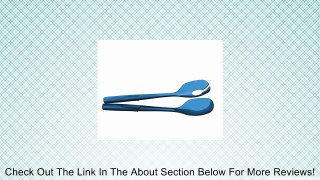 Emsa Germany Trendy Colorful 2 Spoon Salad Servers With Hook to Avoid Spoon from Slippage Available in 3 Colorful Variations Review