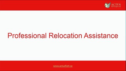 Professional Relocation Assistance