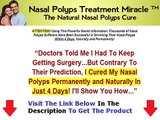 Nasal Polyps Treatment Miracle Shocking Review Bonus   Discount