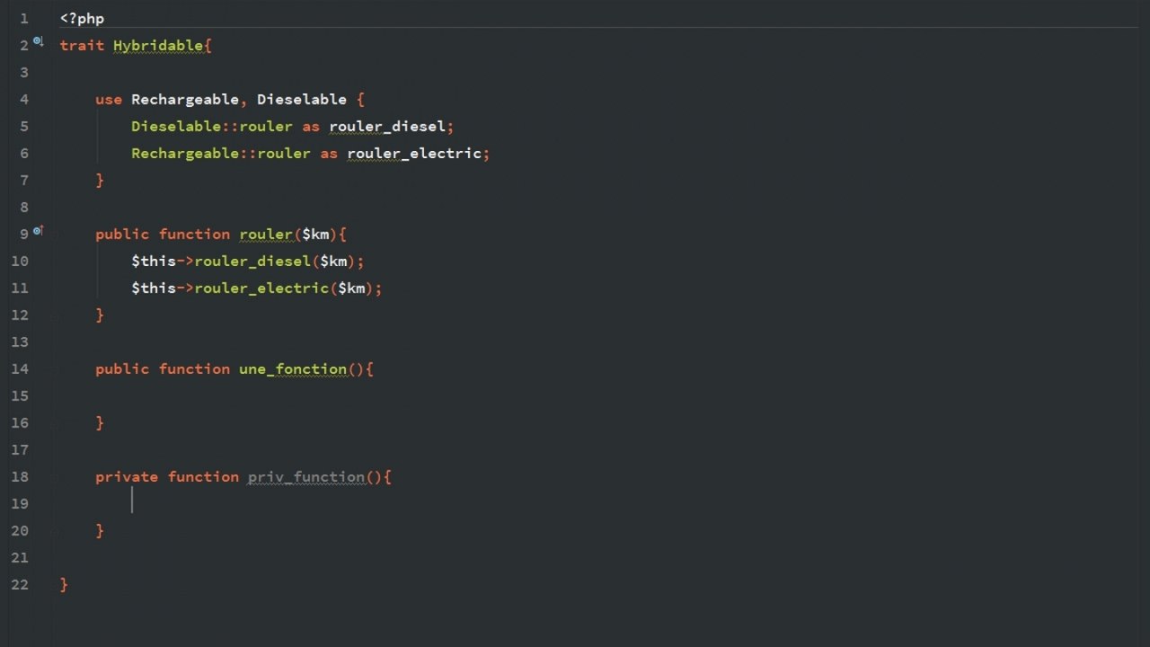 Tutoriel PHP : Traits