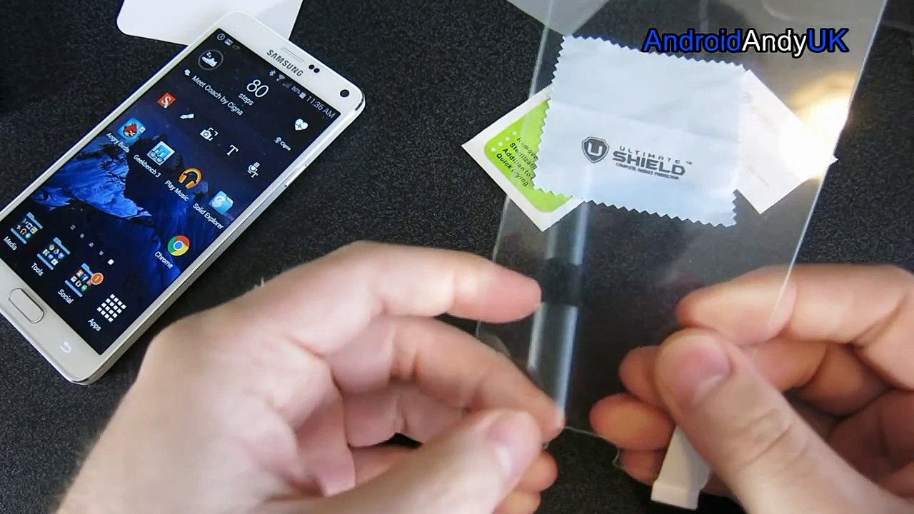 Ultimate Shield Tempered Glass - Samsung Galaxy Note 4 (Screen Protector)