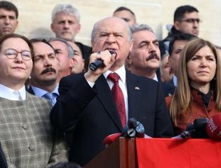Bahçeli'nin Tunceli Ziyaretinde Kadınlar Başı Çekti