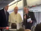 Papa Franciscus, uçakta konuştu