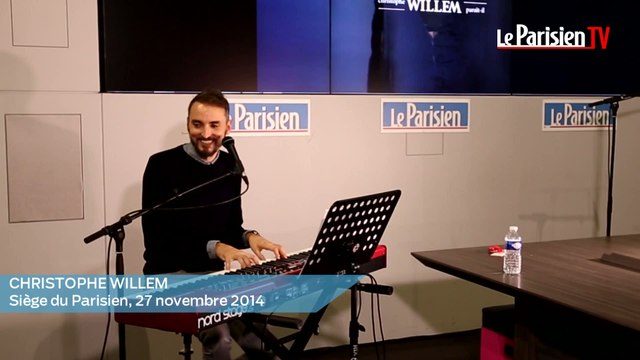Christophe Willem en Live au Parisien : Sunny