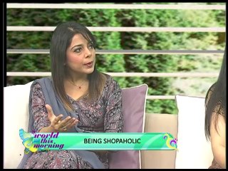World This Morning- Shopaholics
