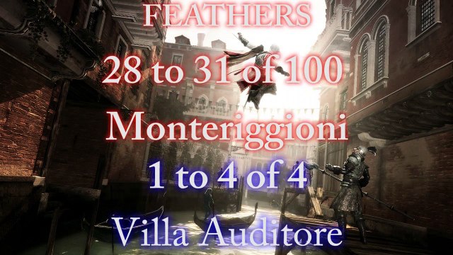 Assassin’s Creed II: [Extra Part 15] Feathers [4 of 11]: Monteriggioni - Villa Auditore