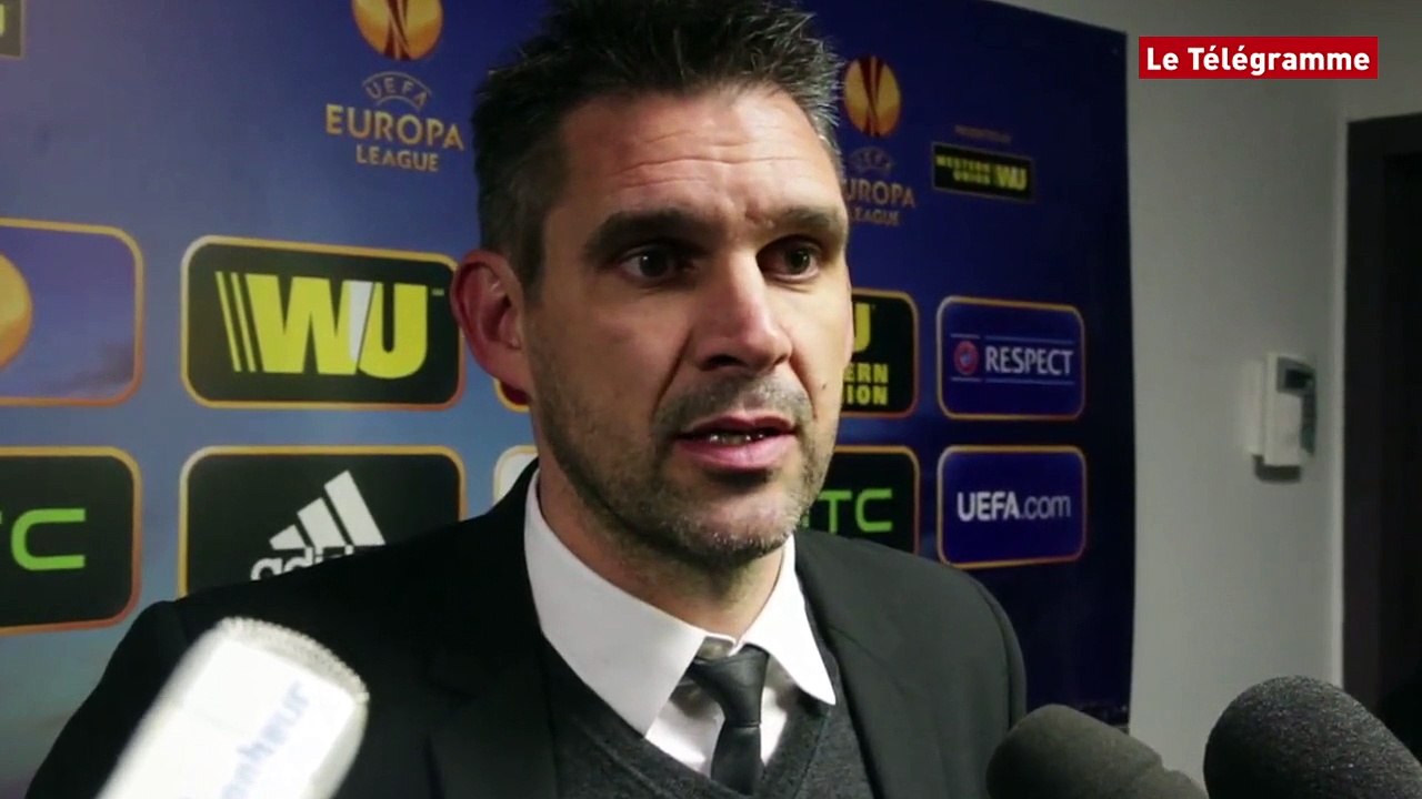 Guingamp-Fiorentina. La réaction de Jocelyn Gourvennec