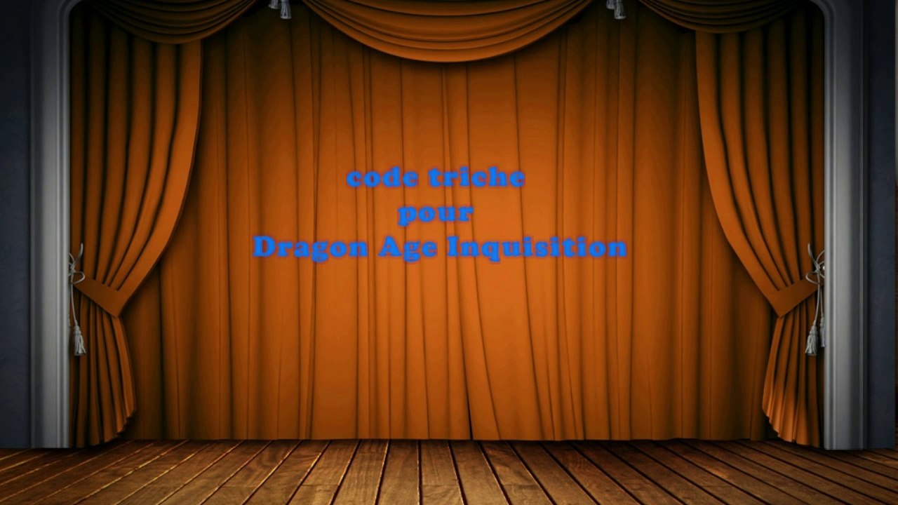 Code Triche Pour Dragon Age Inquisition  4 PC