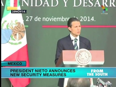 Mexican President announces police and security reforms