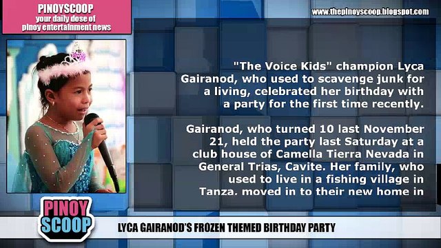 Lyca Gairanod's Frozen Themed Birthday Party