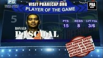 best player RONALD PASCUAL San Miguel Beermen VS Meralco Bolts November 28, 2014