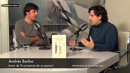 Andrés Barba, autor 'En presencia de un payaso'. 27-11-2014