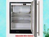 ADA Height Refrigerator Color Stainless Steel Hinge Left