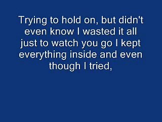 Linkin Park-In The End Lyrics - YouTube