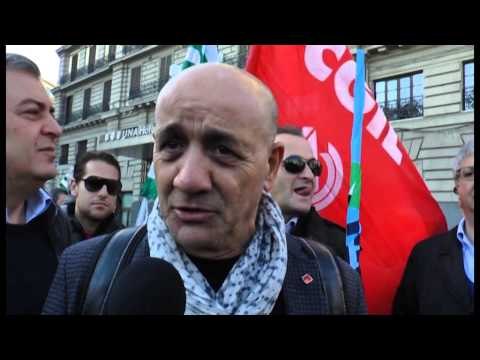 Napoli - Sciopero degli edili -1- (27.11.14)