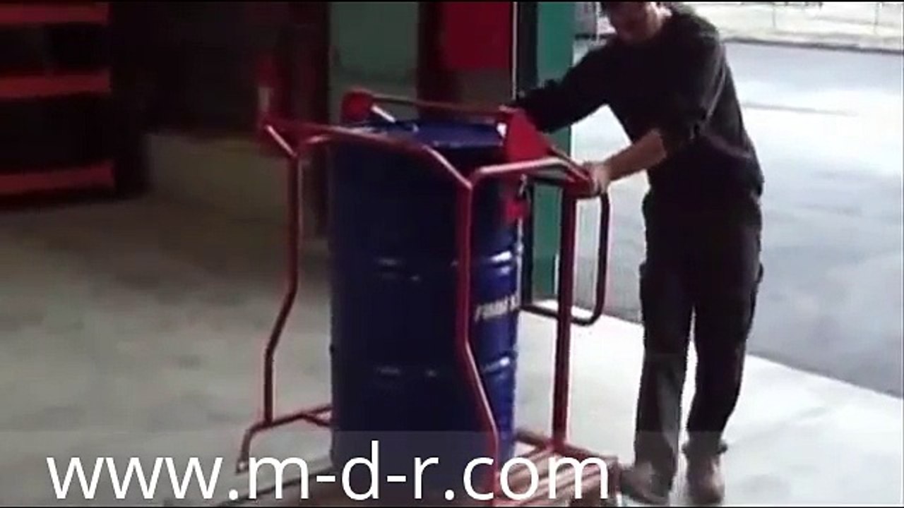 Chariot depalettiseur de futs