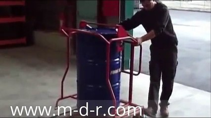 Chariot depalettiseur de futs