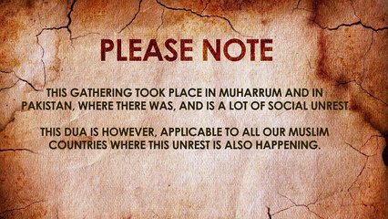 [ENG] Really emotional Dua By Maulana Tariq Jameel