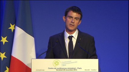 Valls: Le climat "grande cause nationale en 2015"