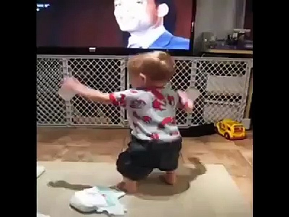 cute baby dancing