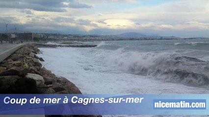 Coup de mer à Cagnes-sur-mer