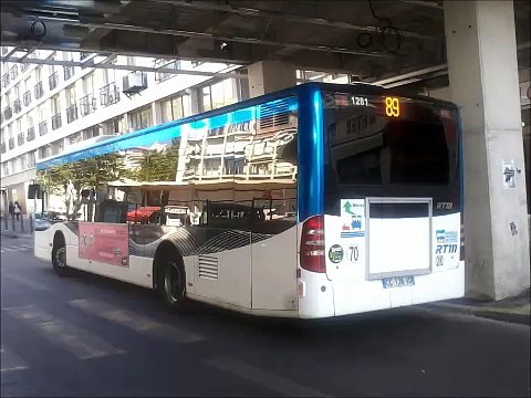 [Sound] Bus Mercedes-Benz Citaro Facelift n°1281 de la RTM - Marseille sur la ligne 53