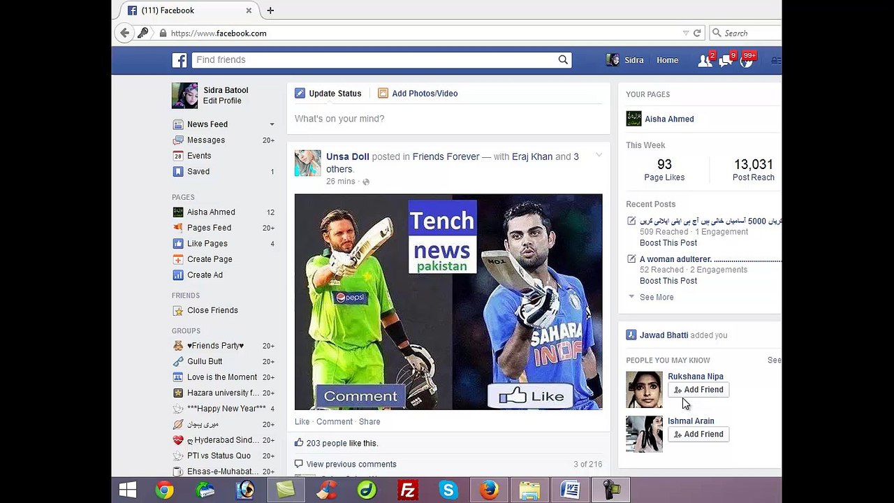 Facebook Post