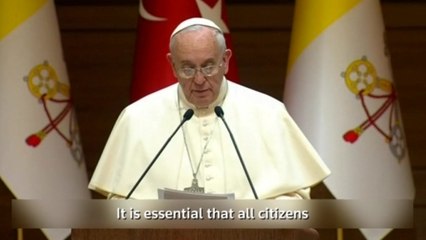 Pope calls for interreligious dialogue to stop terrorism