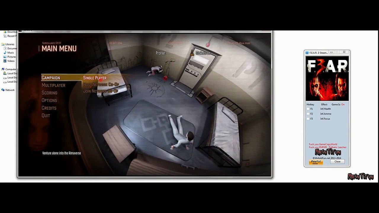 Code Triche Pour F.E.A.R. 3 Steam PC